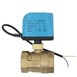 Heaveant 2 Wires 2 Way motorised Valve 2-Port NC 220v Electric motorised Ball Valve Normally Closed electrovalve(DN15 220vNC)