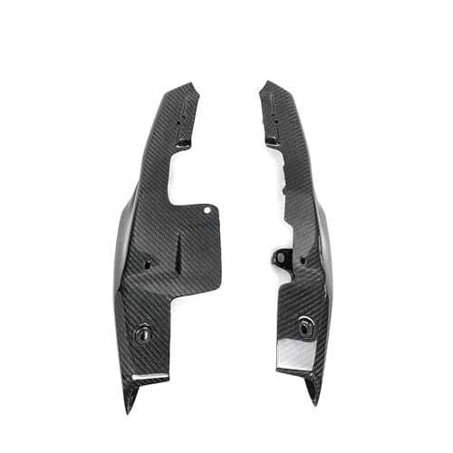 MT09 cache latéral réservoir fibre de carbone véritable moto carénage arrière 13-16