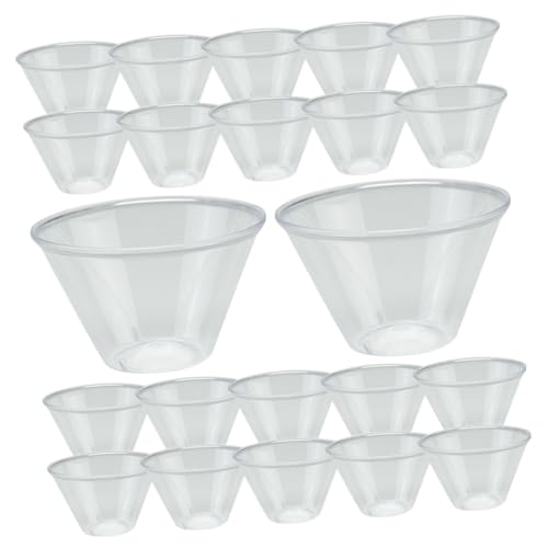 UTHCLO 100個 透明使い捨て水カップ 多目的ジュース容器 素材製 茶杯プ パーティーや試飲に