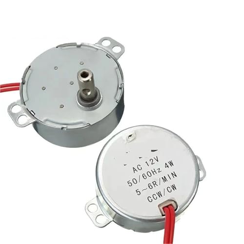 Moteur synchrone AC 220V 12V 5-6 tr/min 50/60Hz couple stable