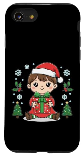 T^XqԂ킢j̎q - NX}X̂j X}zP[X iPhone SE (2020) / 7 / 8 p