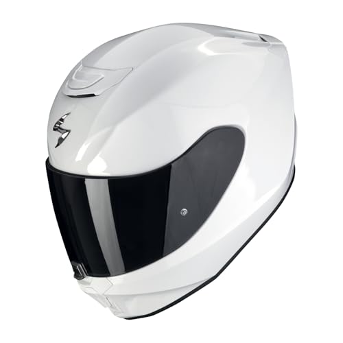 Casque intégral Scorpion EXO-391 Solid blanc M avec écran anti-rayures