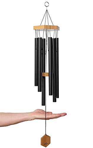WIND CHIMES FOR PEOPLE WHO LIKE THEIR NEIGHBORS, Soothing Melodic Tones & Solidly Constructed Bamboo/Aluminum Chime, Great as a Quality Gift or to keep for Your own Patio, Porch, Garden, or Backyard. - Thumbnail 4
