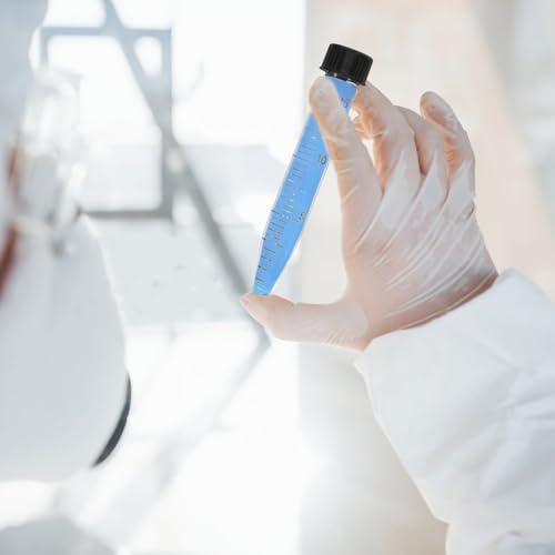 Tubos de centrífuga cónicos de vidrio Healeved de 15 ml con tapa de rosca graduados (10 ud) 5