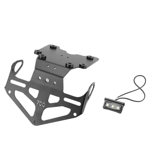 Support de plaque Tenere 700 rigide : éliminateur de garde-boue arrière en aluminium CNC robuste