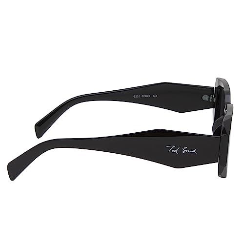 Image of Ted Smith Men's Women's UV Protection Acetate Square Sunglasses