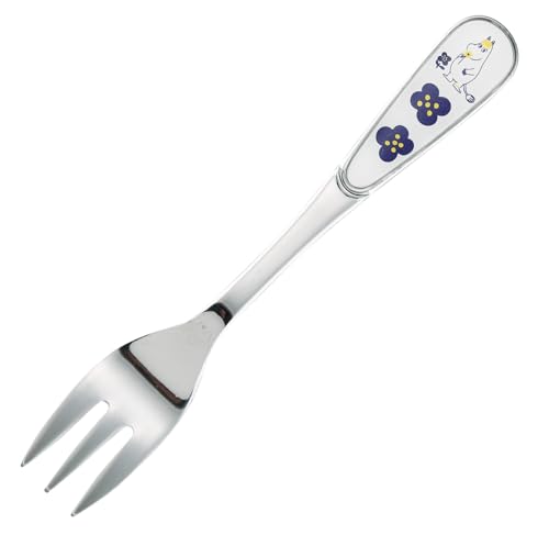 MOOMIN MM034-851 Color Series Stainless Steel Fork, 5.5 inches (14 cm), Snork Daughter, Navy, Scandinavian Miscellaneous Goods, Present, Gift, Made in Japan