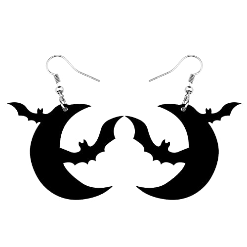 BONSNY �A�N���� �_���O�� ���E���h �z���[ �n���E�B���C�������O �p���v�L�� �E�B�b�` �X�p�C�_�[ �u���b�N �L���b�g �S�[�X�g �X�J�� ���f�B�[�X �K�[���Y �W���G���[ �M�t�g �m�x���e�B �ʔ����`���[��, 49mm x 49mm, �A�N����, 