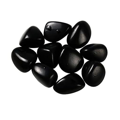 Nvzi Piedra de cristal de obsidiana negra, piedras negras a granel, cristales y piedras de sanación, piedras pulidas y suaves para decoración, Wicca, Reiki, Chakra y energía (10 piezas) | Ya disponible en tu tienda friki favorita! En mundofriki.es!