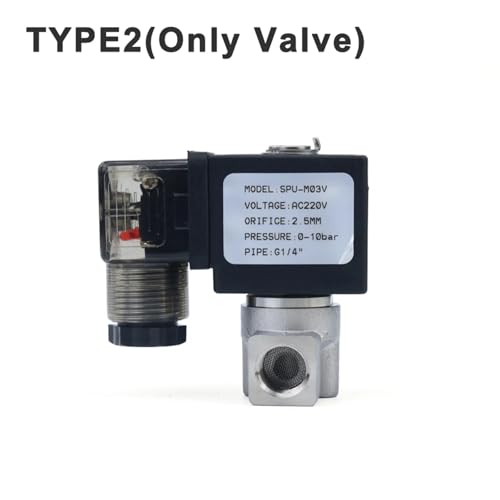 Électrovanne eau 220V normalement fermée électrovanne gaz air 10 bar