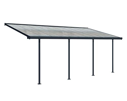 Preisvergleich Produktbild Palram Carnival Terrassenüberdachung, Grau