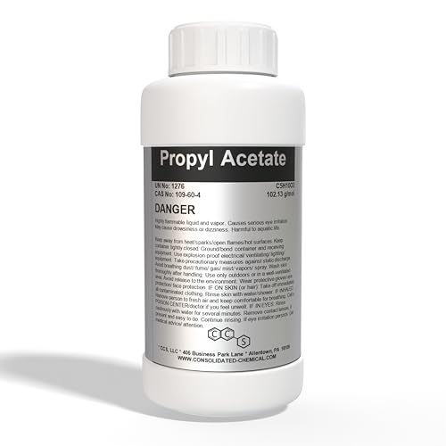 Propyl Acetate 99% Pure - Premium-Quality Industrial and Laboratory Grade Solvent (1000mL)
