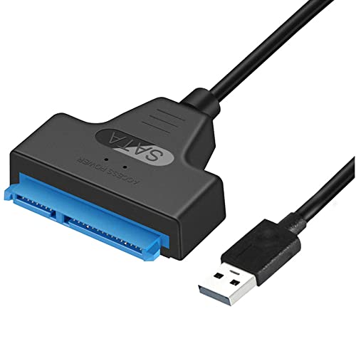 Cable adaptador SATA a USB 3.0 22 cm para disco 2.5 pulg
