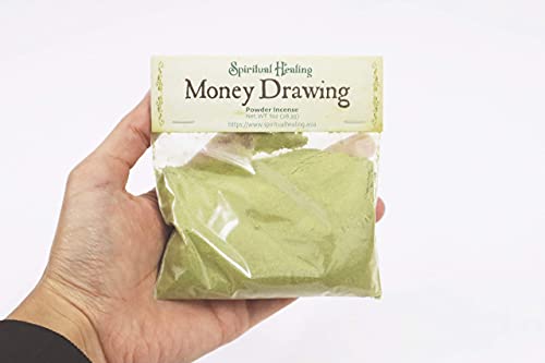 Spiritual Healing - Money Drawing Powder, Fast Luck Lotto, Makko Powder, Incense Making Kit, Money Drawing Candle, Loose Incense, Handcrafted With Herbs - 1 Oz #TOP3