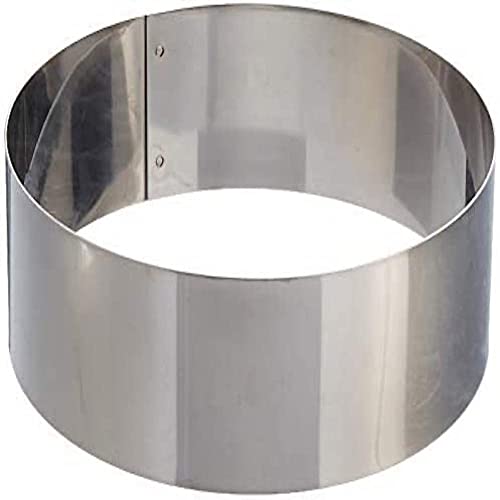 Matfer Bourgeat 371801 Ice Cake Ring, Silver #TOP14