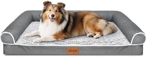 Nobleza Orthopedic Dog Bed Extra Large 106 x 76 x 20 cm, Washable...