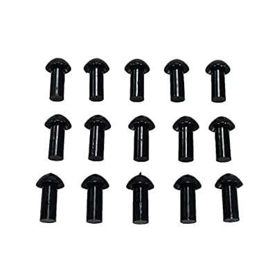 Stop & Go 5001 24 Piece Tubeless Mushroom Plug Tire Mobility Repair Kit & Air Compressor for Punctures & Flats on Car, Trucks, Trailers, ATV (15 Plugs)