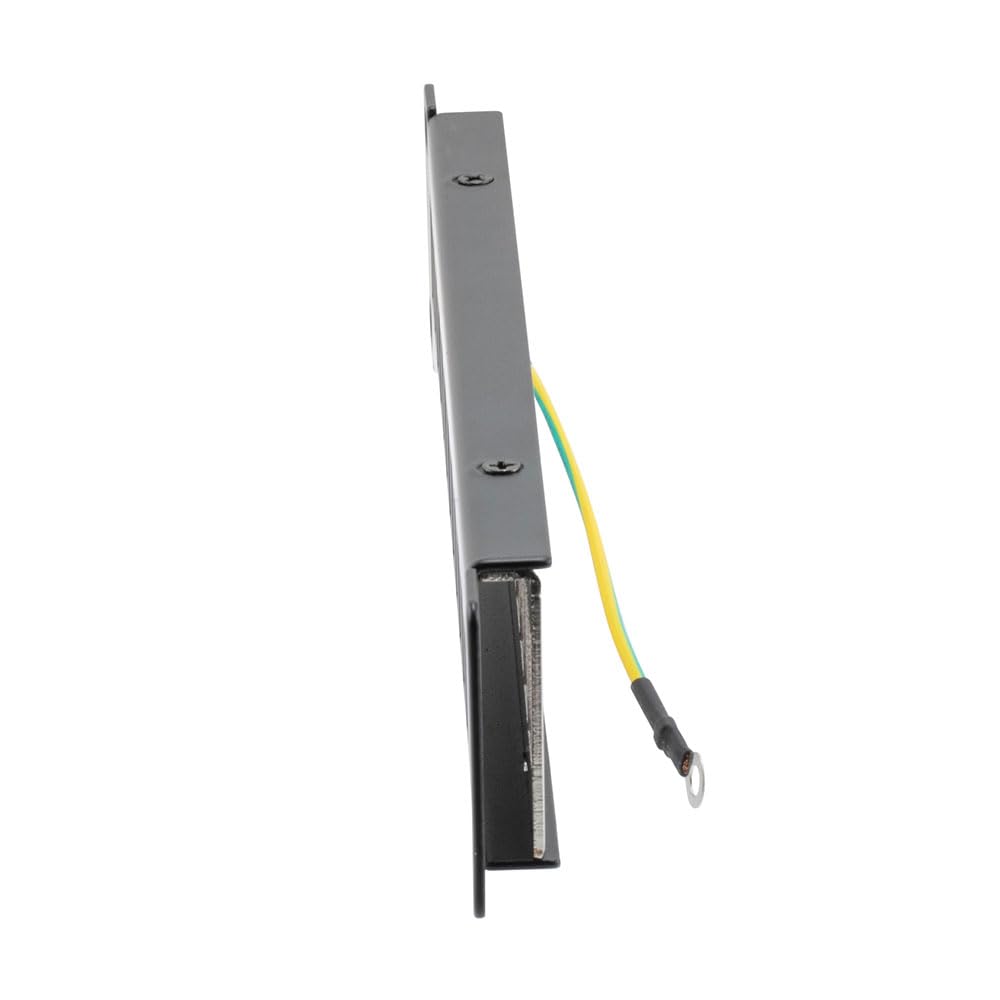 NavePoint 10 Inch Wide 12-Port Modular Patch Panel, 1U, Black