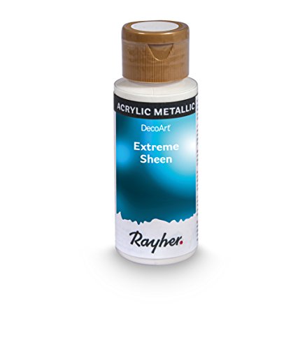 Rayher 35014830 Extreme Sheen Metallic Paint, Acrylic Paint with Shimmer Effect, sapphire, 59ml