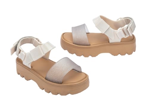 Image of mini melissa Kick Off Platform Sandals for Kids - Chunky Platform Jelly Sandals for Girls, Kids Summer Shoes, Girls Sandals
