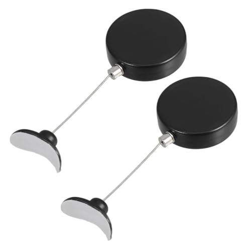 DOITOOL 2Pcs Retractable Security Cable Lock Automatic Telescopic with High Strength Lost Design for Devices Compact and Portable for Travel and Daily Use