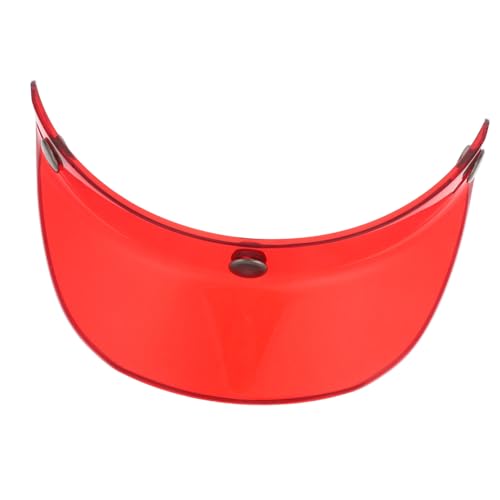 STOBAZA Visière de Casque Moto Classique Trois Boutons Fixation Casque Printemps Été Ecran Protection Visiere Remplaceable