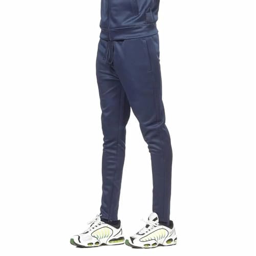 Rebel Minds Men Track Pants - Stylish Men's Sweatpants, Joggers for Men, Athletic and Casual Wear, with Pockets Navy