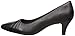 Clarks womens Linvale Crown Pump, Black Leather, 9 US
