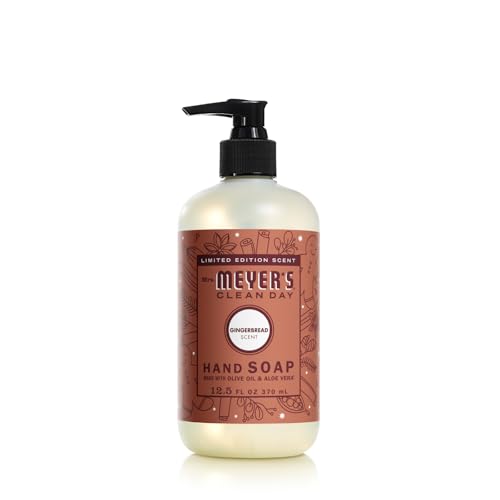 Image of Mrs. MEYER'S CLEAN DAY Variety, 2 Liquid Hand Soap 12.5 OZ, 1 Liquid Dish Soap, 16 FL OZ, 1 CT (Gingerbread)