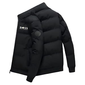 Manteau Homme, Classique Pardessus Parka, London Hiver Chaud Trench-Coat, Bos Logo, Unisexe Fermeture éclair Veste Slim Fit Manteaux, Parka Coupe-Vent d'extérieur, S-XXXL