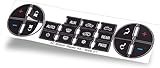 OxGord AC Dash Button Repair Kit - Original Design & Made in USA - Best for Fixing Ruined Faded A/C Control Buttons - Decal Replacement Fits Select 07-14 GM Vehicles - Car SUV Van Truck Accessories