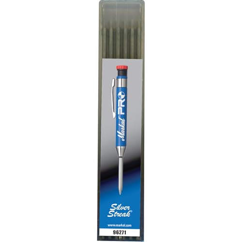 Markal PRO Refill, Silver Streak® Welding/Fabricating Marker, Reflective Silver (434-96271) 1 Pack
