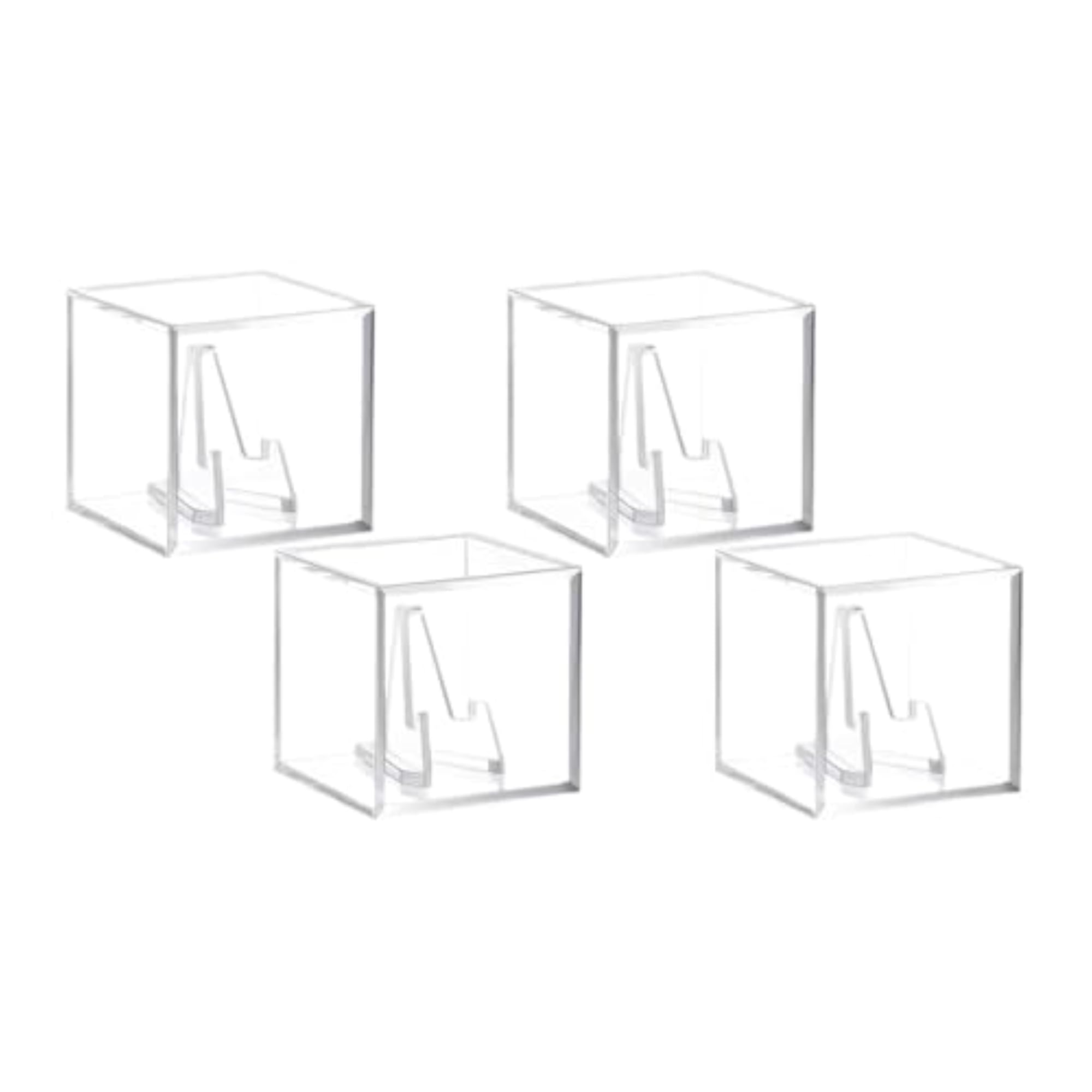 4 Pieces Championship Rings Display Cases