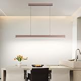 Modern Design Dimmable Desk Linear Pendant Light, LED Pendant Light for Kitchen Island Dining Table
