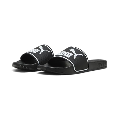 PUMA Leadcat 2.0 H Slide Sandalo Unisex, Nero (Puma Black), bianco (Puma White), 47 EU