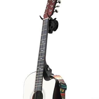Support mural pour guitare, support de protection pour la maison, support de rangement pour guitare, ukulélé, basse (noir) - Les Beatles, Paul McCartney, John Lennon, RIngo Starr, George Harrison Support mural pour guitare, support de protection pour la maison, support de rangement pour guitare, ukulélé, basse (noir) – Image 4