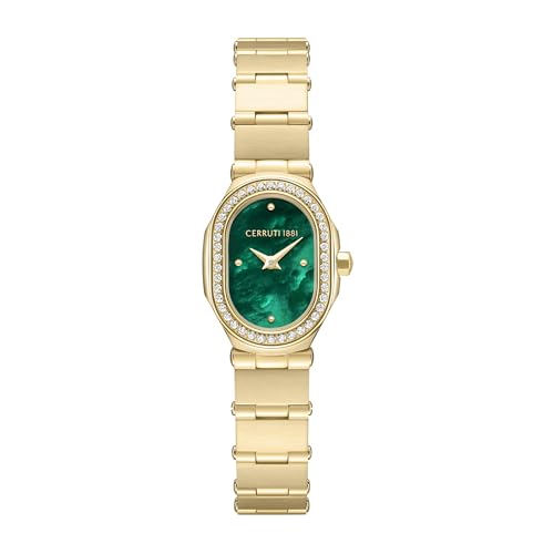 Cerruti 1881 - Montre Aosta - Quartz Mouvement de Montre - Largeur du boîtier: 29 mm - Acier Inoxydable - Green - 5 ATM