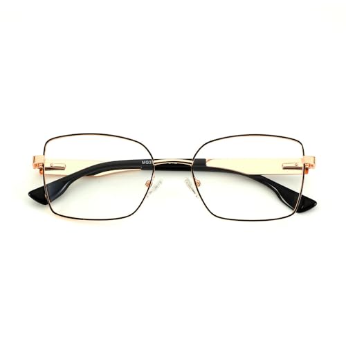 Lunettes de vue polychromes légères et monture métallique fine - 5