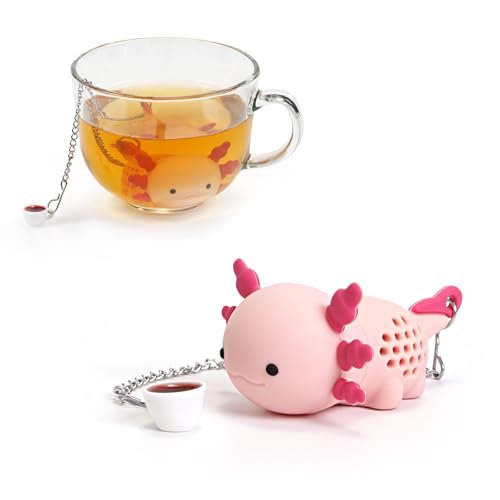 Axolotl Tea Infuser Silicone Loose Leaf Tea Strainer Fun Kitchen Gadgets