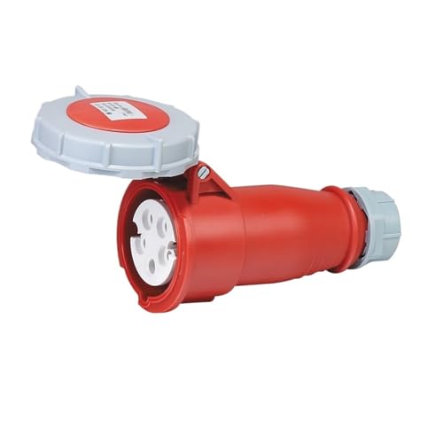 �Y�Ɨp�E�\�P�b�g�R�l�N�^ �O��3�c 4P5�� 16A/32A �h���E��h�� IP67(5P16A IP67 connector GP550)