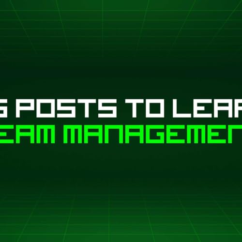 228 Blog Posts To Learn About Team Management