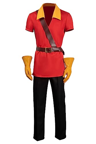 Lofeery Mens Costume Adults Cosplay Outfits Top Pants Full Set Outfits Uniform for Men Halloween