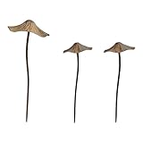 Zxfdsfdbnm Gartendeko Skulptur, Outdoor Gartendekoration, Haushaltsstatue für den Hof, Haushaltskleidung, Einrichtungszubehör, wetterbeständig, Gartenkunst, Pilz