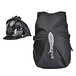 AFISHTOUR-Waterproof-Helmet-Backpack-for-MotorcycleCyclingSkateboard-30L-Lightweight-Motorbike-Helmet-Backpack-for-Men-with-Laptop-Compartment-Inert-Packet-Reflective-Logo-Black
