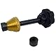 Werkzeuge Tap Reseater Tool, Tap Reseater Reseater Reseater Re-Set-Werkzeug mit Gewindeführung, Stahlschneider für undichte Wasserhähne 1/2 Zoll 3/4 Zoll DIY Werkzeug