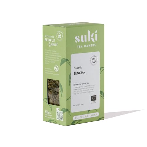 Suki Tea Organic Green Tea Sencha - 100g Pack