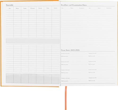 Top Sale 2025-26 A5 Week To View Academic/Mid-year Diary - Red - Image 5