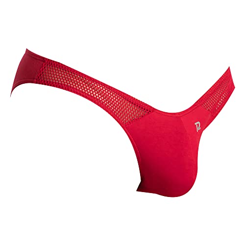 Mens Stylish Hard Wood Bikini Athletic Supportive Soft Brief Mesh Underwear