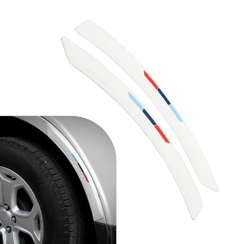 Zosgrew 2 PCS Car Wheel Tires Eyebrow Strip, Scratch-Resistant Silicone Wheel Arch Protectors, 15.7
