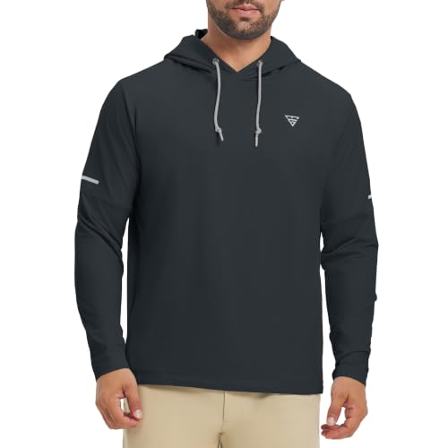 Image of M MAELREG Hoodies for Men Golf Fleece Hooded Sweatshirts Dry Fit Athletic Lightweight Casual Midlayer Mens Hoodies Pullover
